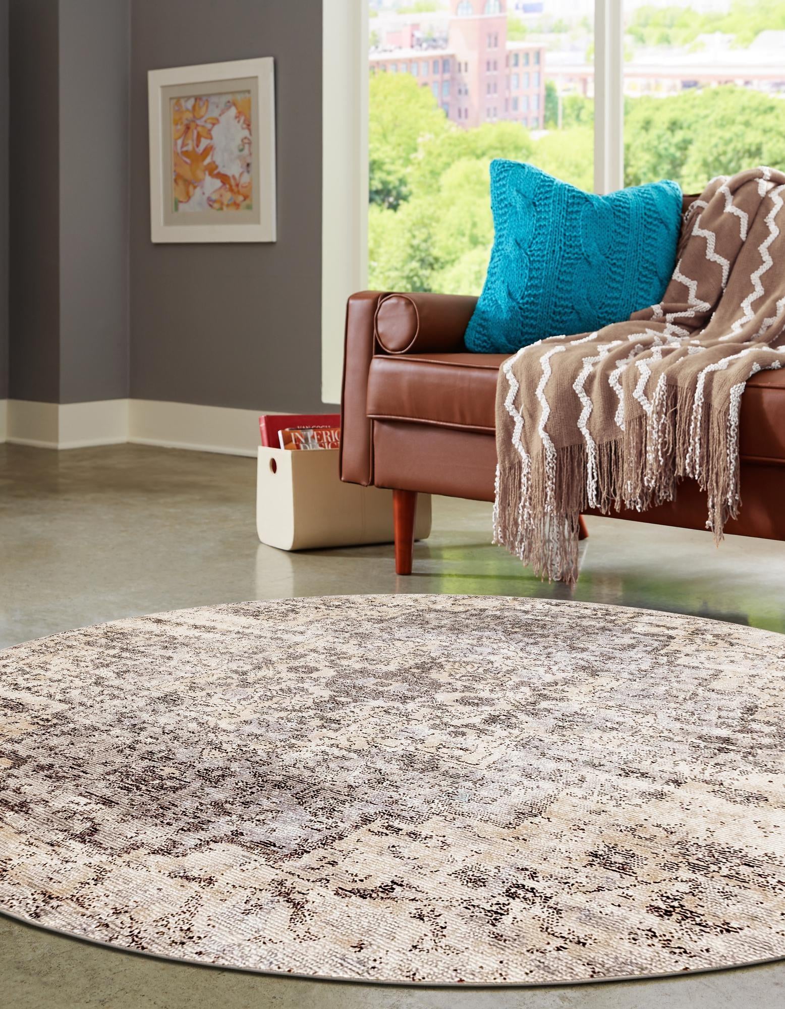 7' x 7' Amulet Round Rug