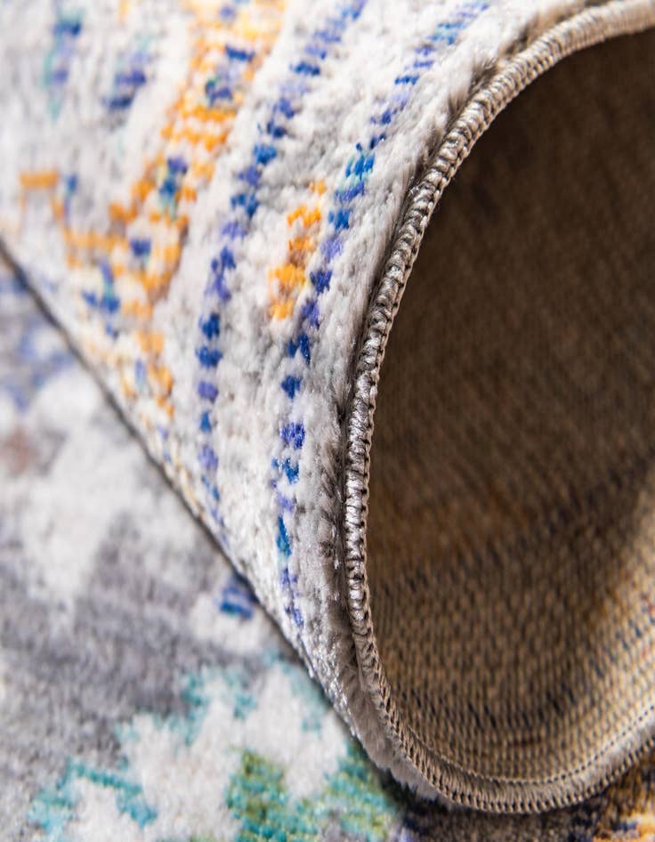 Detail image of 8' x 8' Aqua Round Rug