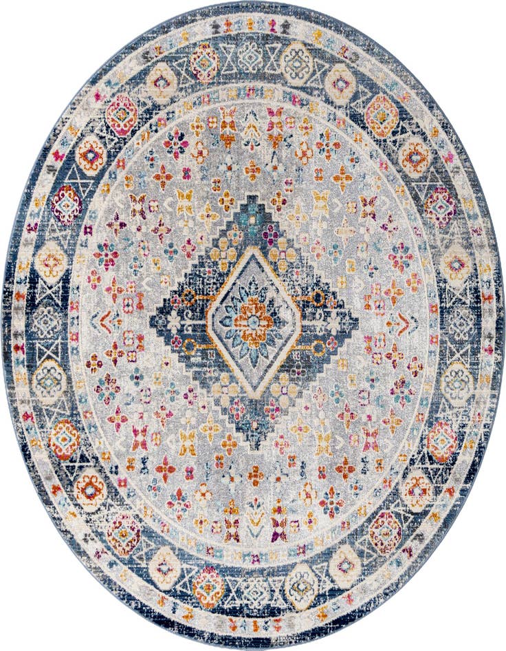 Detail image of 5' x 5' Budapest Round Rug