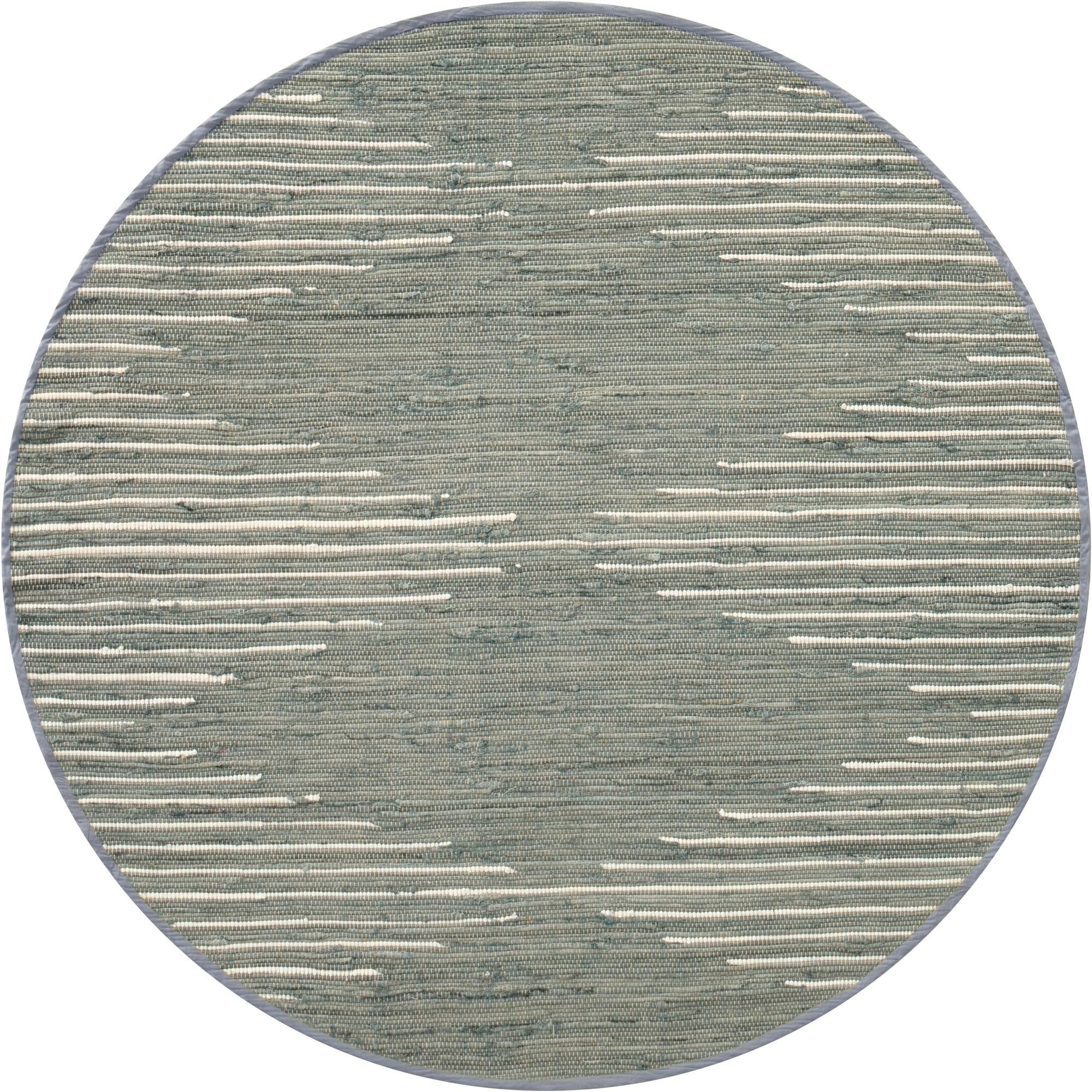 5' 3 x 5' 3 Chindi Cotton Round Rug