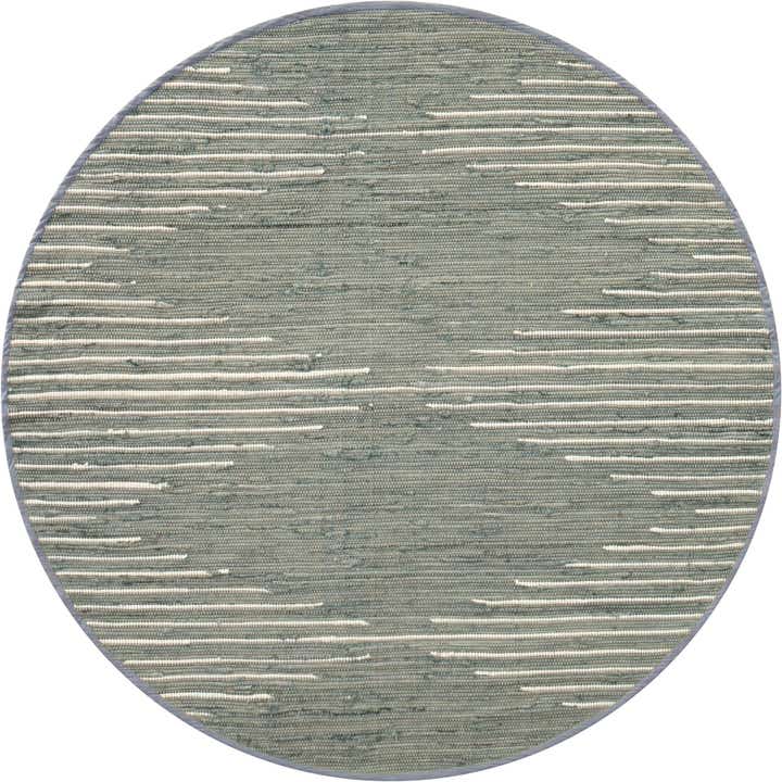 5' 3 x 5' 3 Chindi Cotton Round Rug