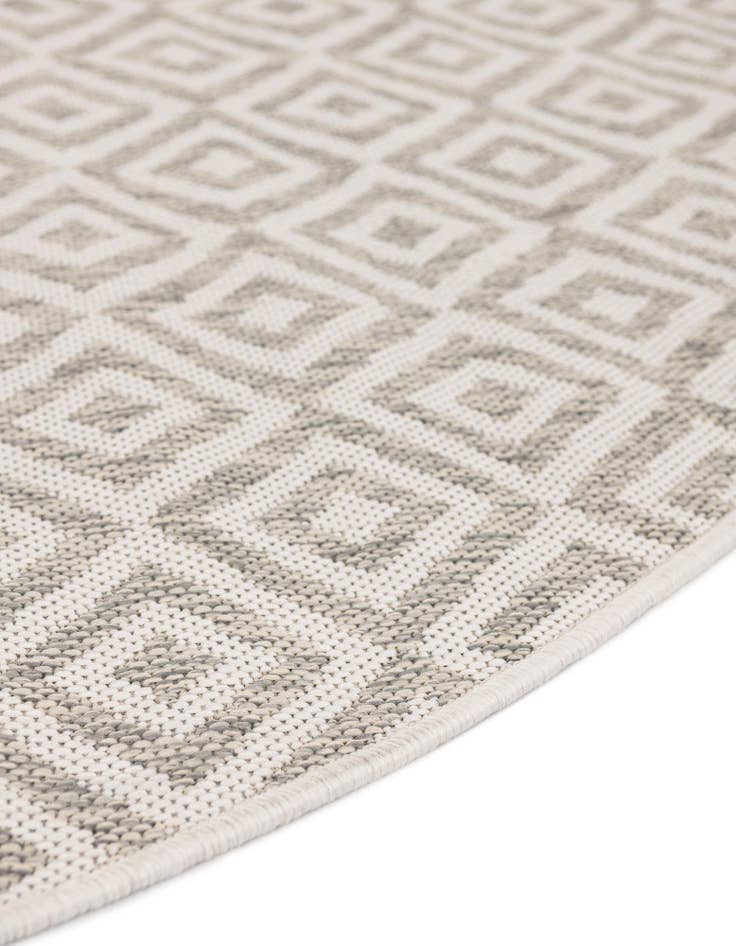 Detail image of 6' 7 x 6' 7 Easy-Clean Jill Zarin Costa Rica Indoor / Outdoor Round Rug