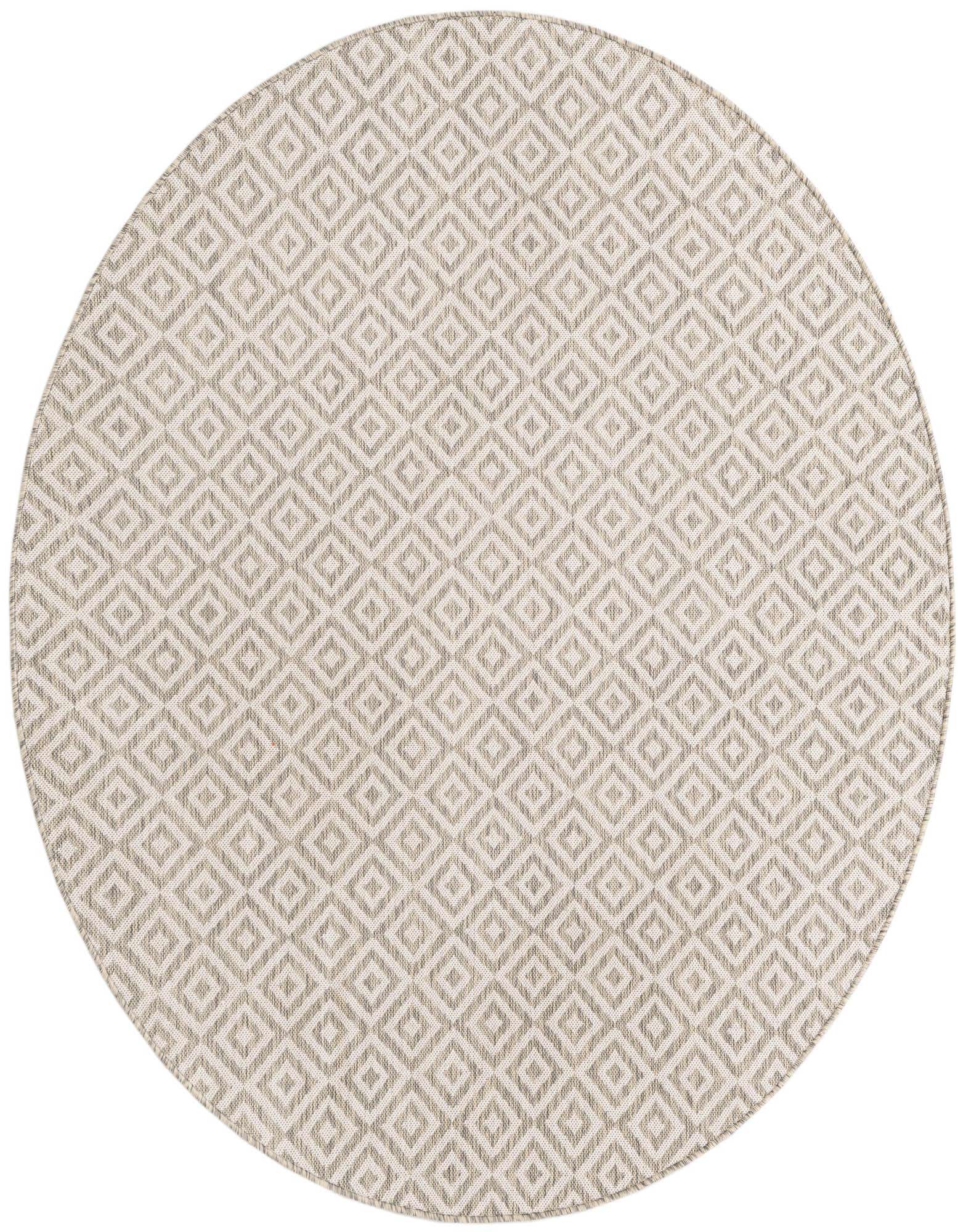 6' 7 x 6' 7 Easy-Clean Jill Zarin Costa Rica Indoor / Outdoor Round Rug