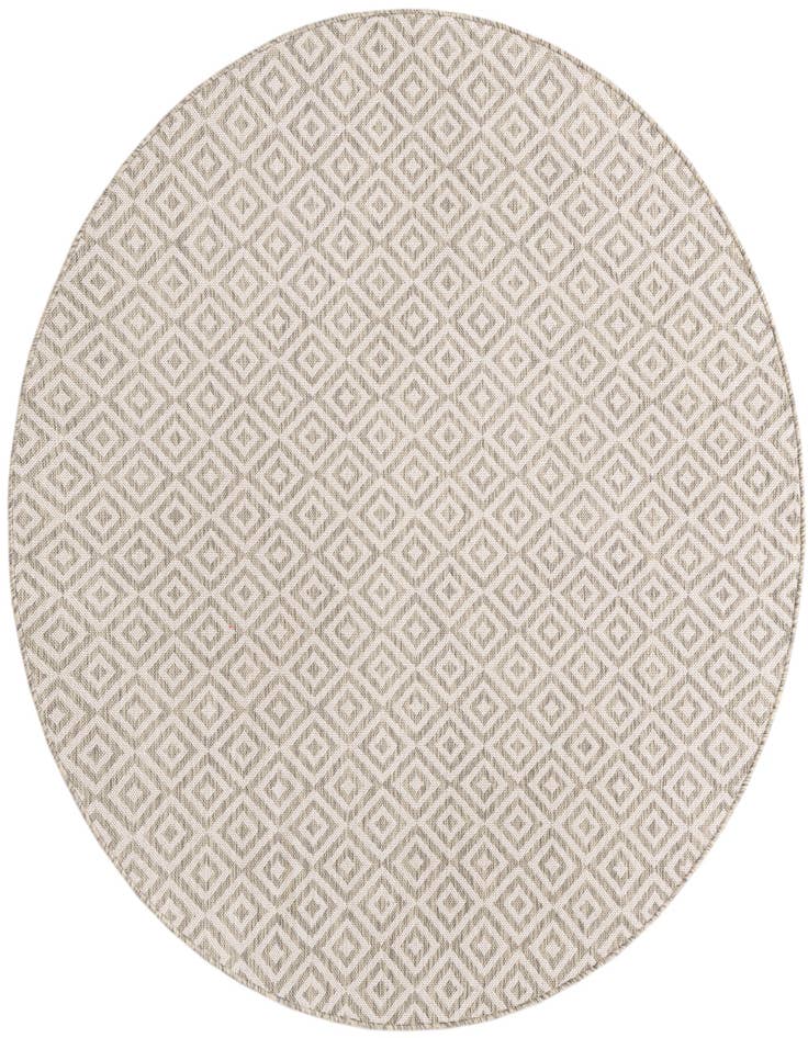 Detail image of 6' 7 x 6' 7 Easy-Clean Jill Zarin Costa Rica Indoor / Outdoor Round Rug