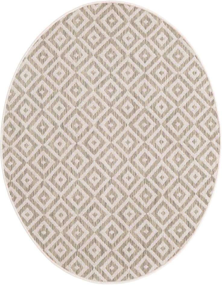Detail image of 4' x 4' Easy-Clean Jill Zarin Costa Rica Indoor / Outdoor Round Rug