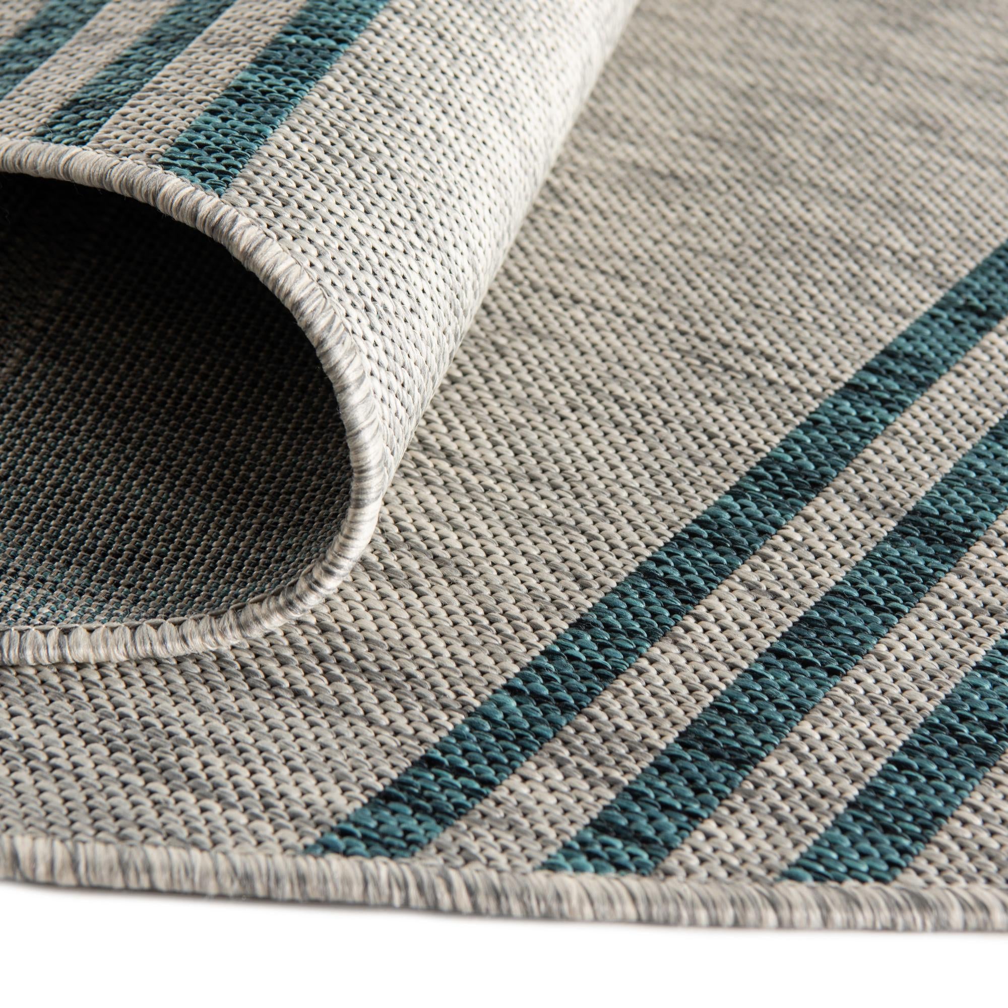 4' x 4' Easy-Clean Jill Zarin Anguilla Indoor / Outdoor Round Rug