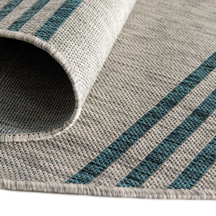 4' x 4' Easy-Clean Jill Zarin Anguilla Indoor / Outdoor Round Rug