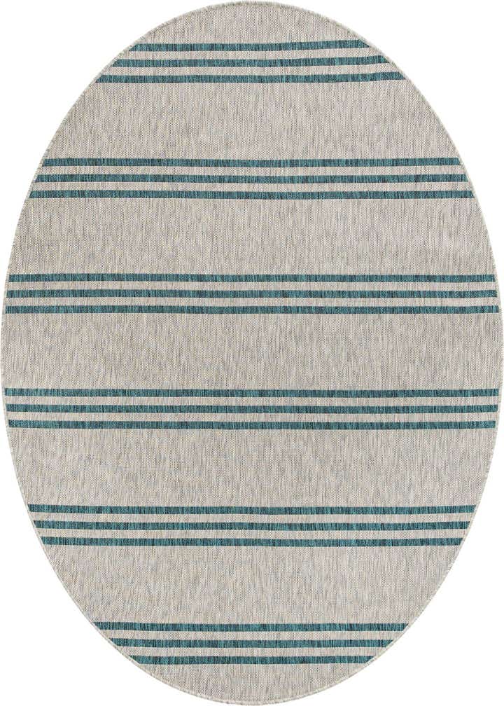 6' 7 x 6' 7 Easy-Clean Jill Zarin Anguilla Indoor / Outdoor Round Rug