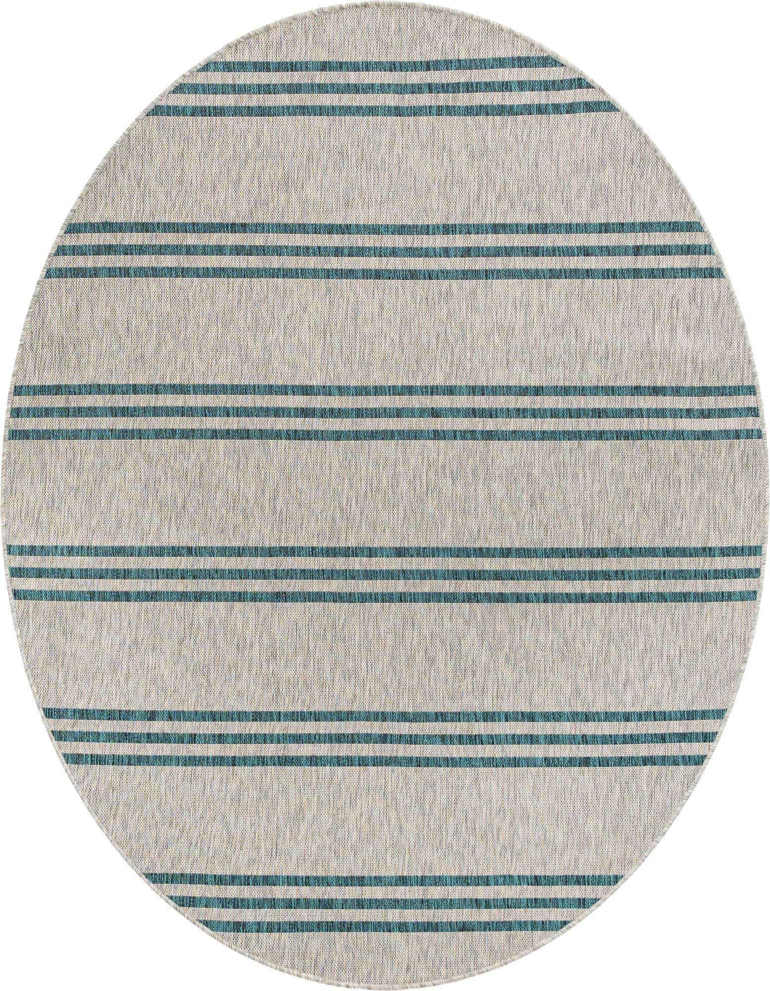 6' 7 x 6' 7 Easy-Clean Jill Zarin Anguilla Indoor / Outdoor Round Rug