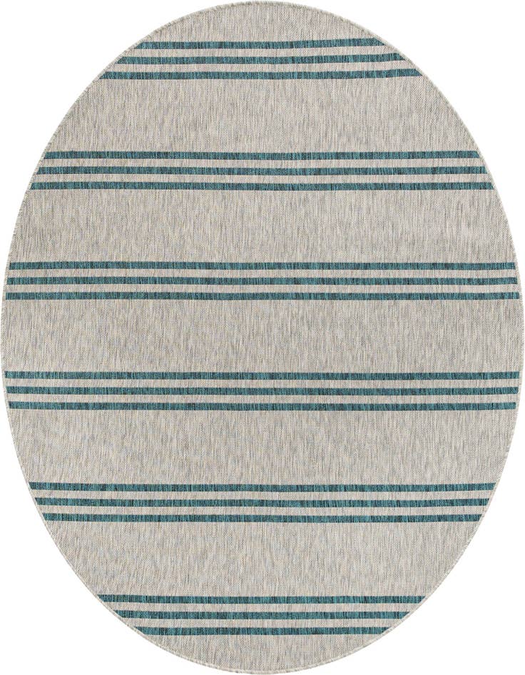 Detail image of 6' 7 x 6' 7 Easy-Clean Jill Zarin Anguilla Indoor / Outdoor Round Rug