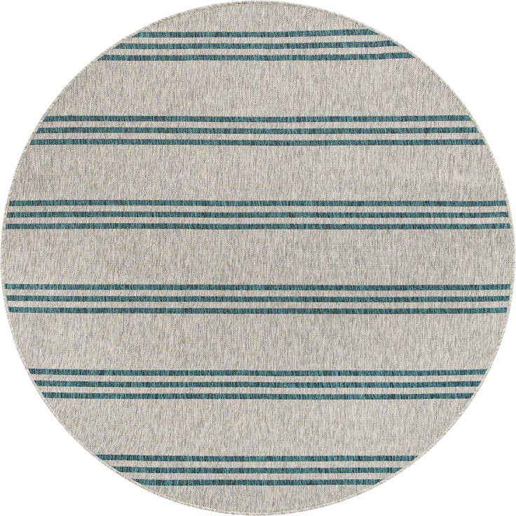 Detail image of 6' 7 x 6' 7 Easy-Clean Jill Zarin Anguilla Indoor / Outdoor Round Rug