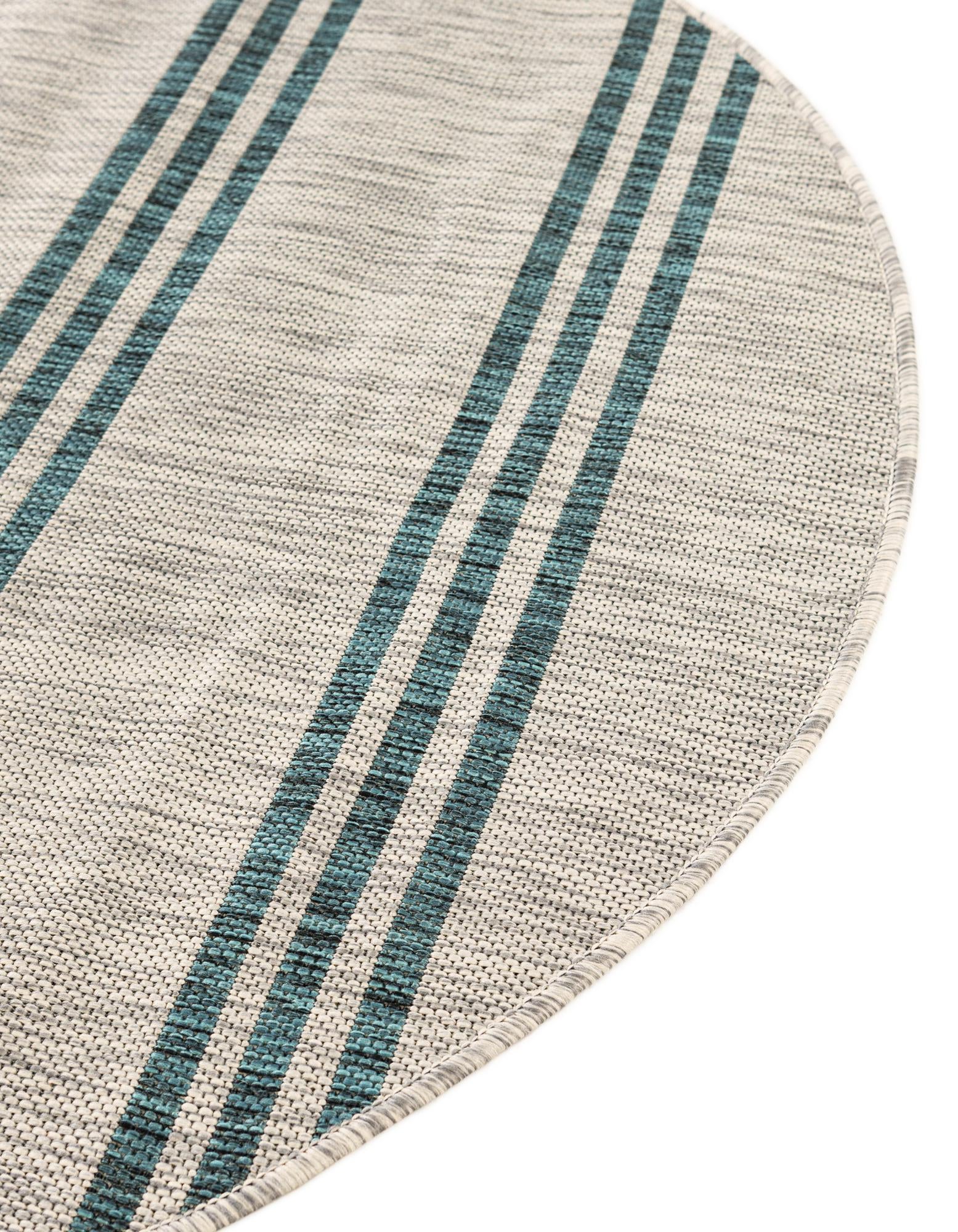 4' x 4' Easy-Clean Jill Zarin Anguilla Indoor / Outdoor Round Rug