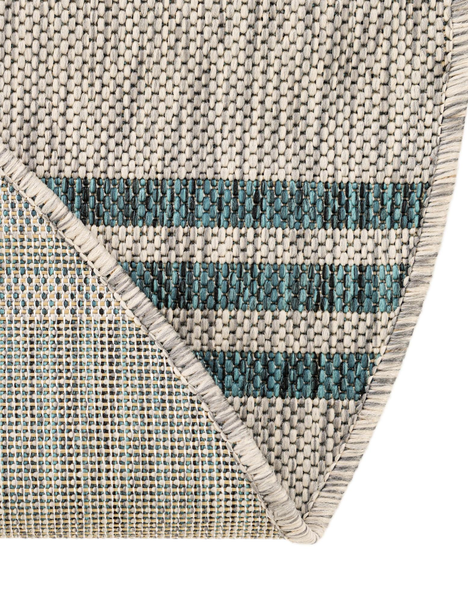 4' x 4' Easy-Clean Jill Zarin Anguilla Indoor / Outdoor Round Rug