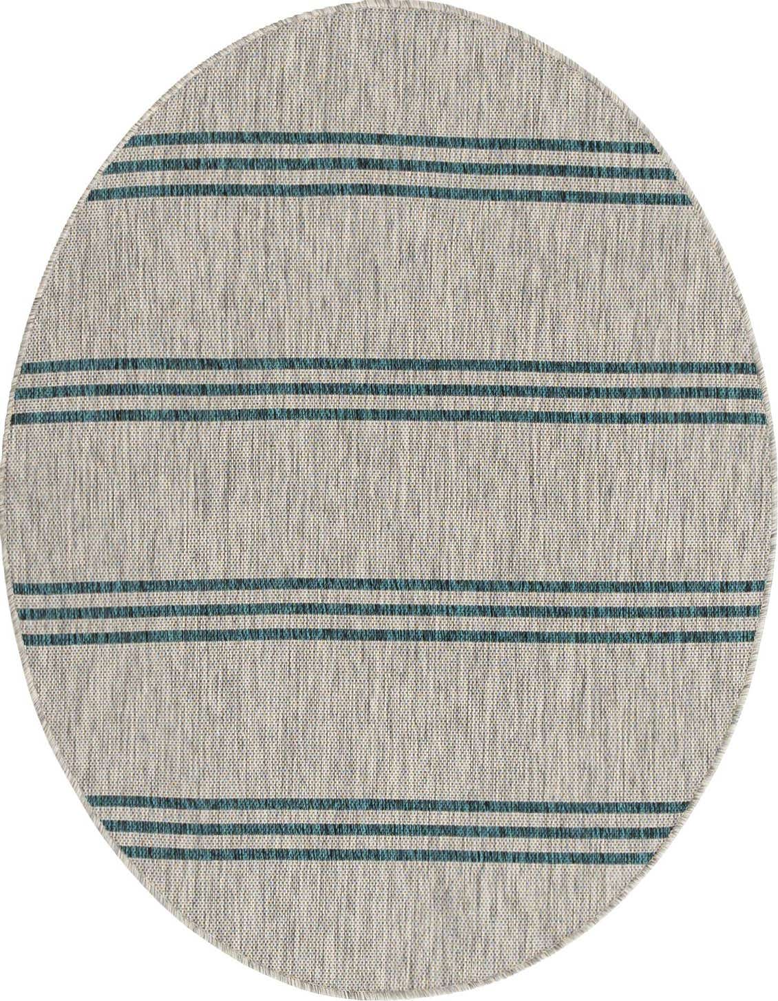 4' x 4' Easy-Clean Jill Zarin Anguilla Indoor / Outdoor Round Rug