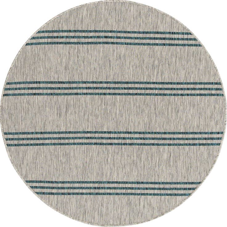 Detail image of 4' x 4' Easy-Clean Jill Zarin Anguilla Indoor / Outdoor Round Rug