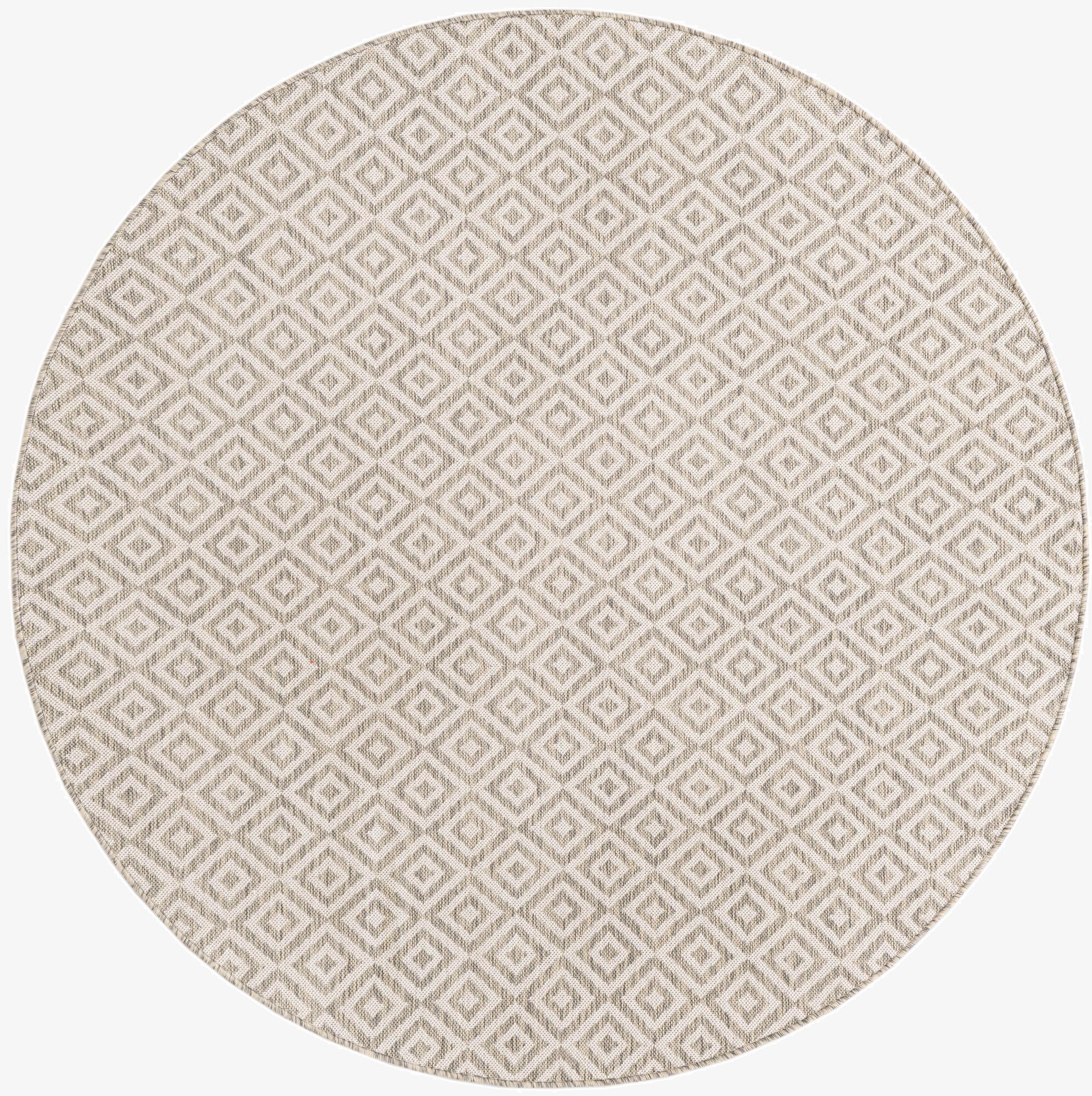 6' 7 x 6' 7  Washable Jill Zarin Costa Rica Indoor / Outdoor Round Rug
