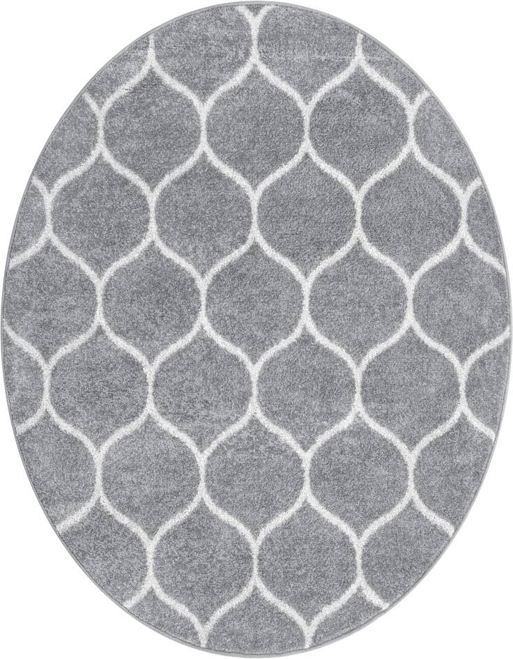 Detail image of 4' x 4' Lattice Frieze Round Rug