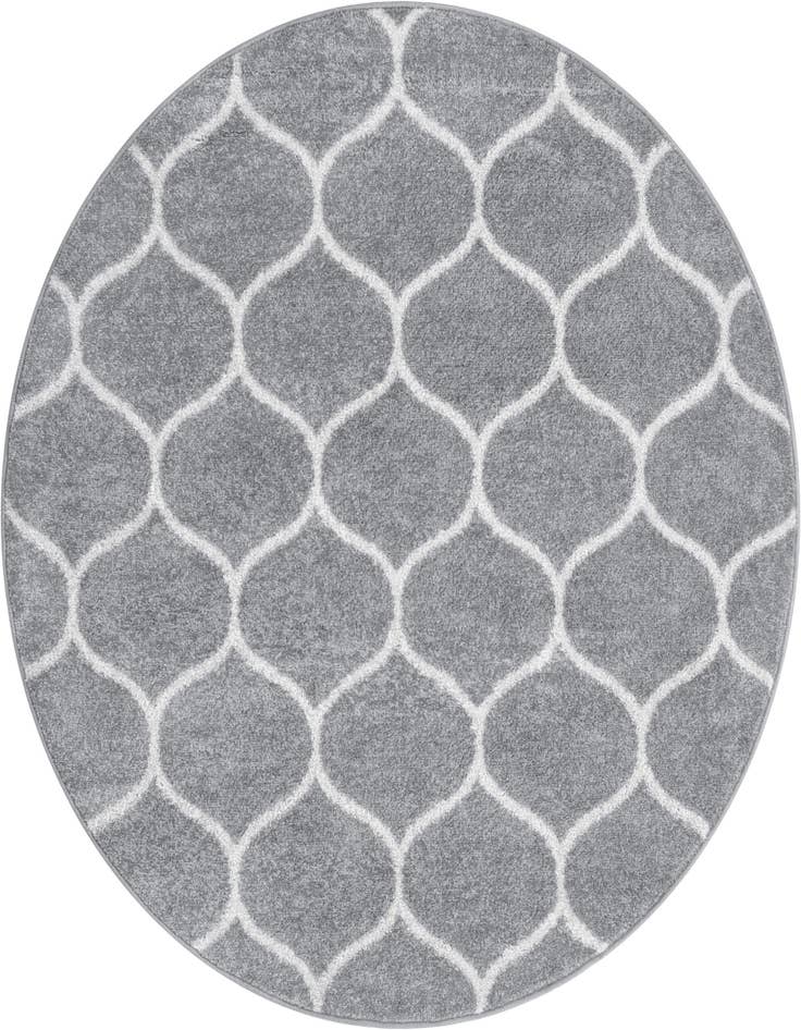Detail image of 3' x 3' Lattice Frieze Round Rug