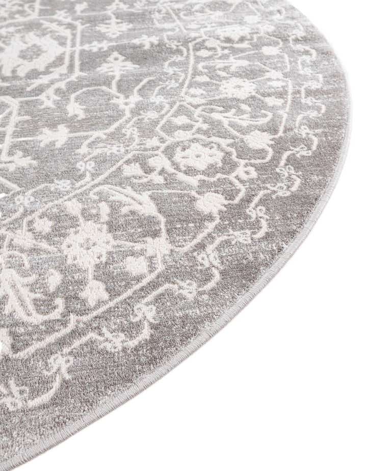 8' x 8' Modern Classical Round Rug