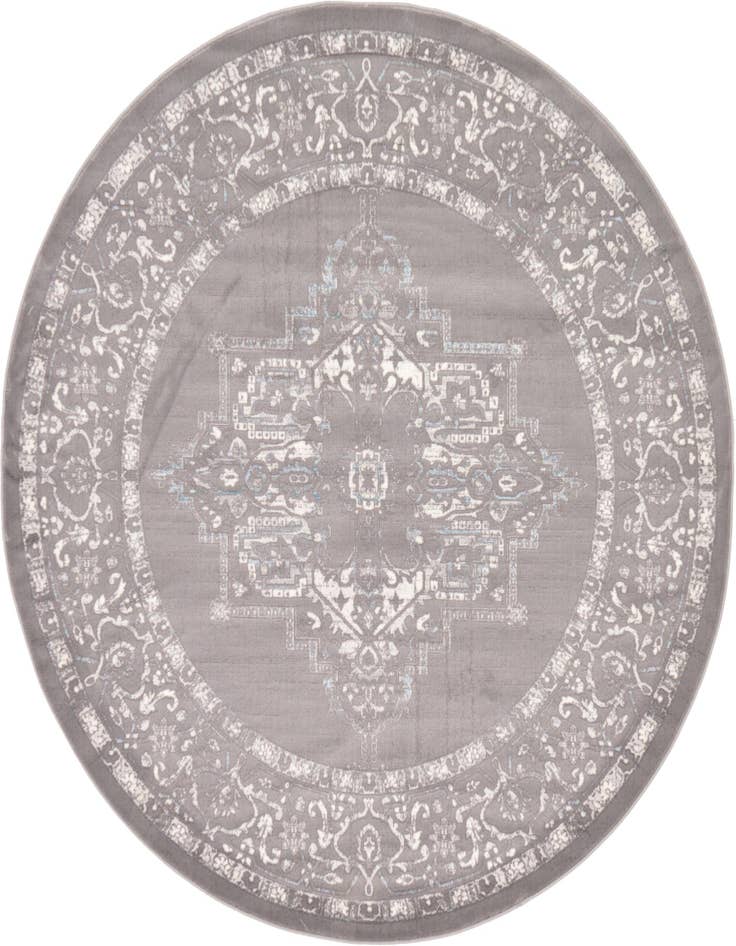 Detail image of 6' x 6' Modern Classical Round Rug