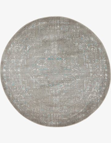 4' x 4' Modern Classical Round Rug