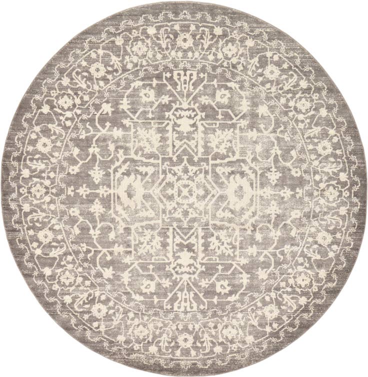 Detail image of 8' x 8' New Vintage Round Rug