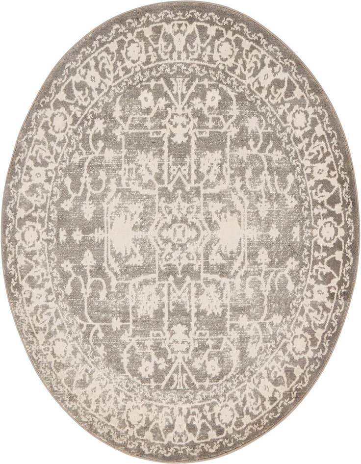 Detail image of 4' x 4' New Vintage Round Rug