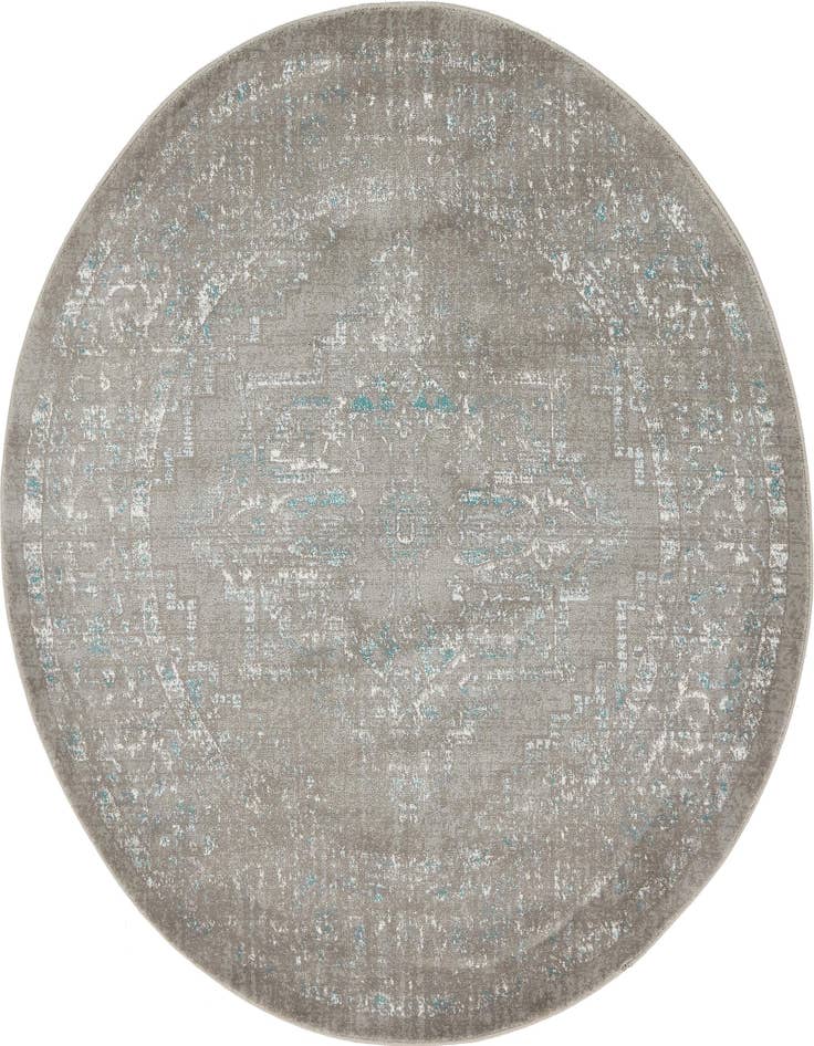 Detail image of 4' x 4' New Vintage Round Rug