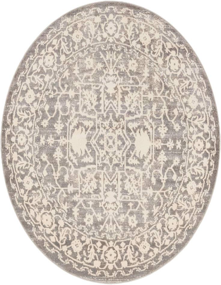Detail image of 5' x 5' New Vintage Round Rug