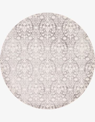 8' x 8' New Vintage Round Rug
