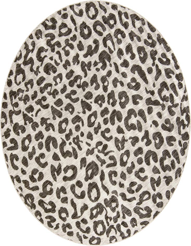 Detail image of 7' 10 x 7' 10 Easy-Clean Safari Indoor / Outdoor Round Rug