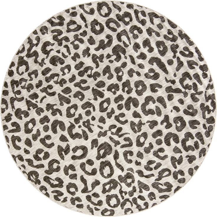 Detail image of 7' 10 x 7' 10 Easy-Clean Safari Indoor / Outdoor Round Rug