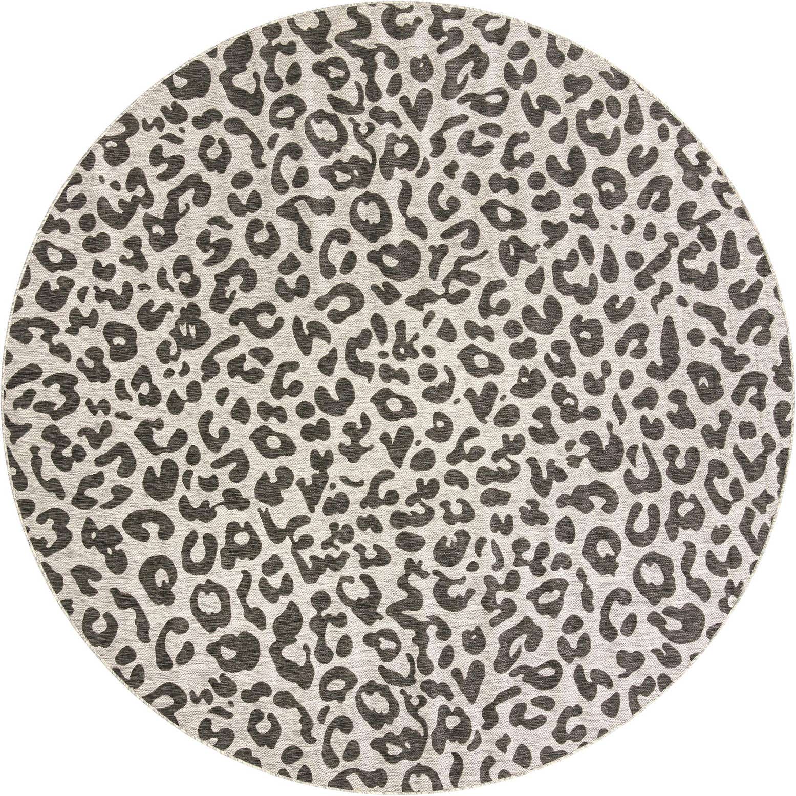 10' 8 x 10' 8 Easy-Clean Safari Indoor / Outdoor Round Rug