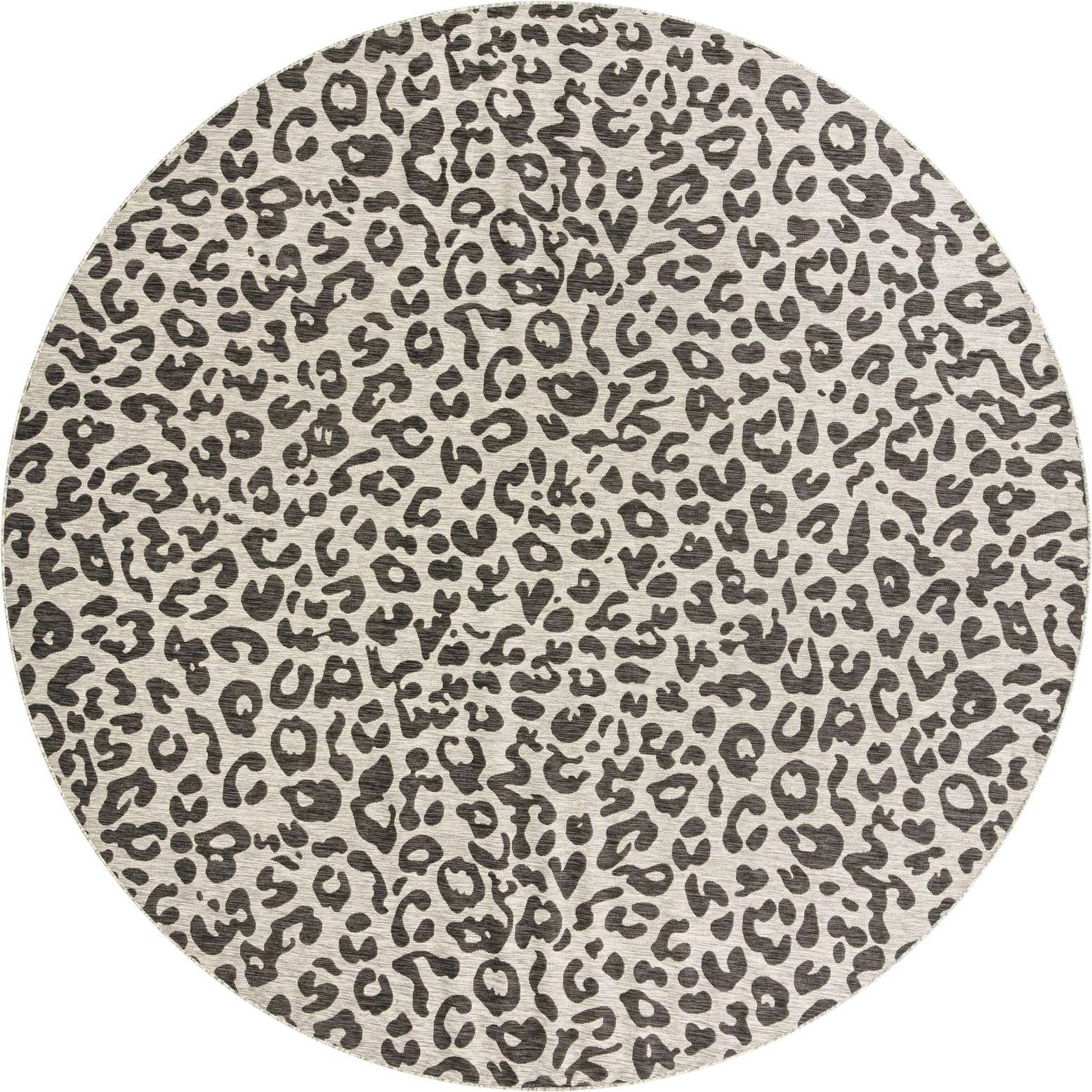 13' x 13' Easy-Clean Safari Indoor / Outdoor Round Rug