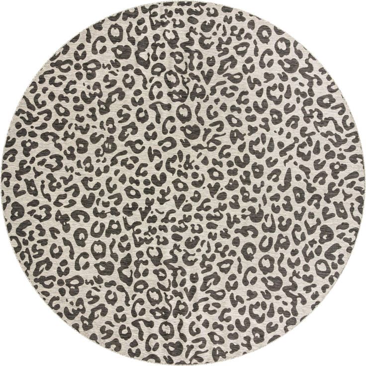Detail image of 13' x 13' Easy-Clean Safari Indoor / Outdoor Round Rug