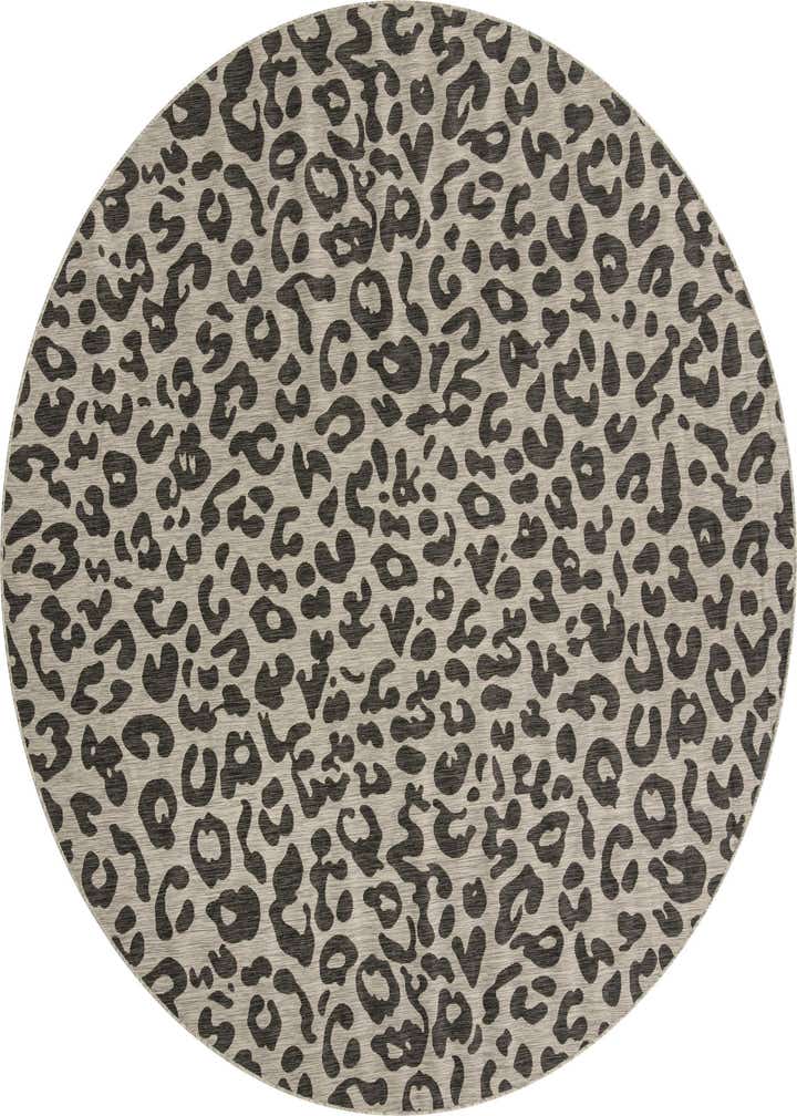 10' x 10' Easy-Clean Safari Indoor / Outdoor Round Rug