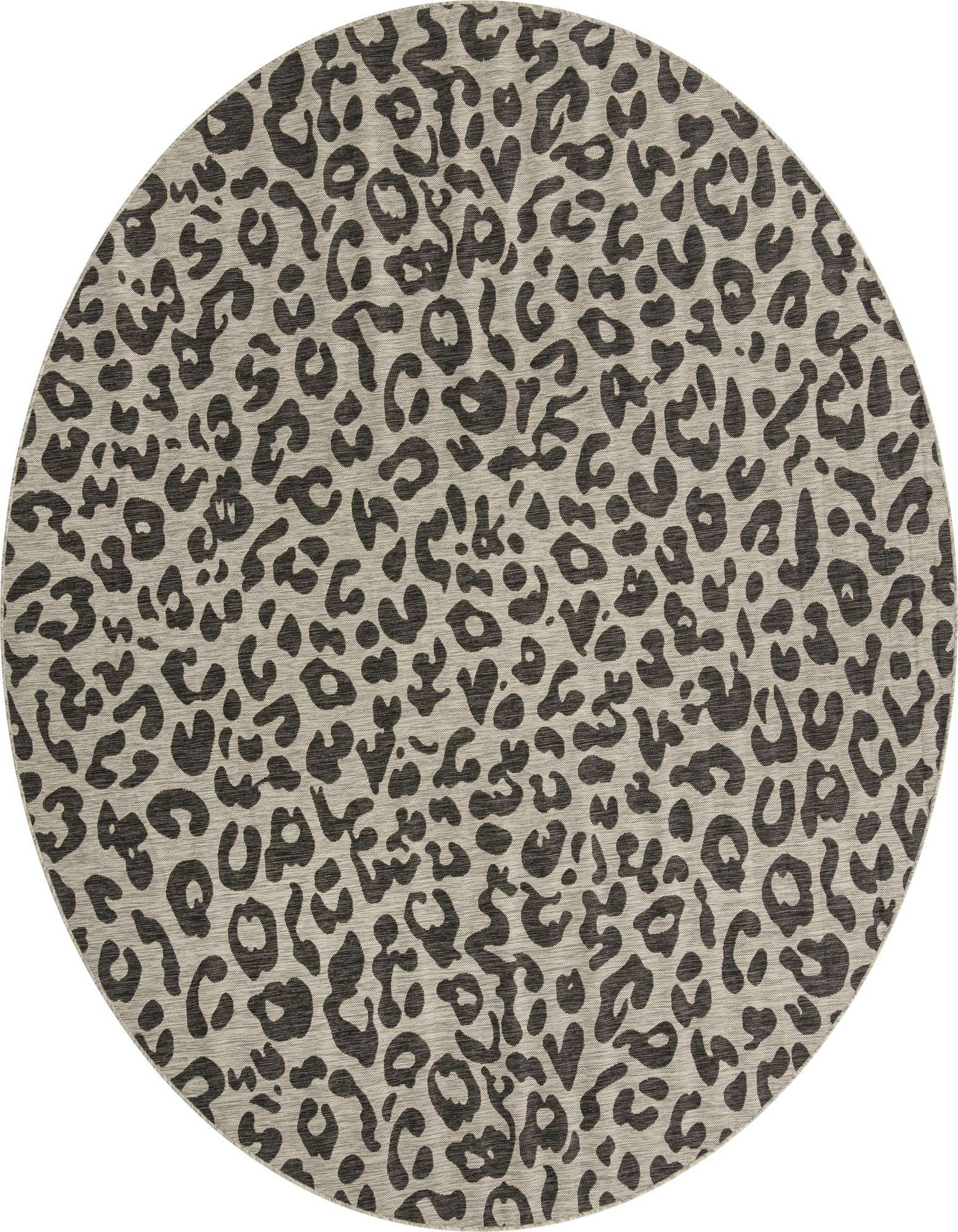 10' x 10' Easy-Clean Safari Indoor / Outdoor Round Rug