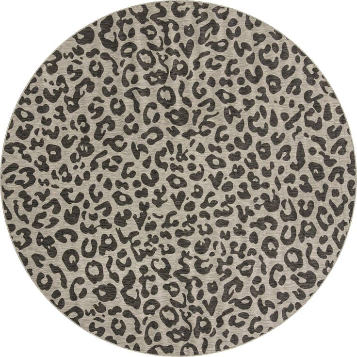 Detail image of 10' x 10' Easy-Clean Safari Indoor / Outdoor Round Rug