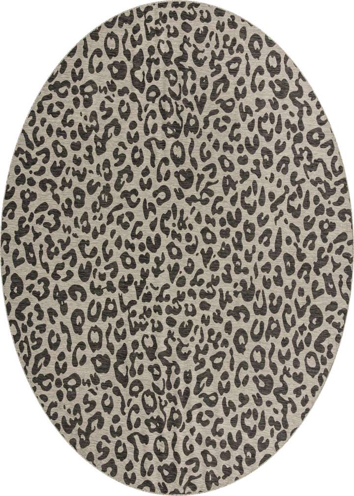 12' x 12' Easy-Clean Safari Indoor / Outdoor Round Rug