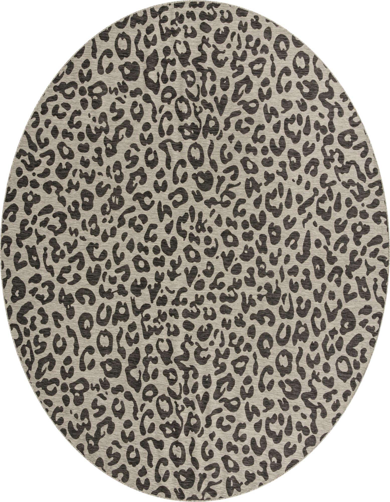 12' x 12' Easy-Clean Safari Indoor / Outdoor Round Rug