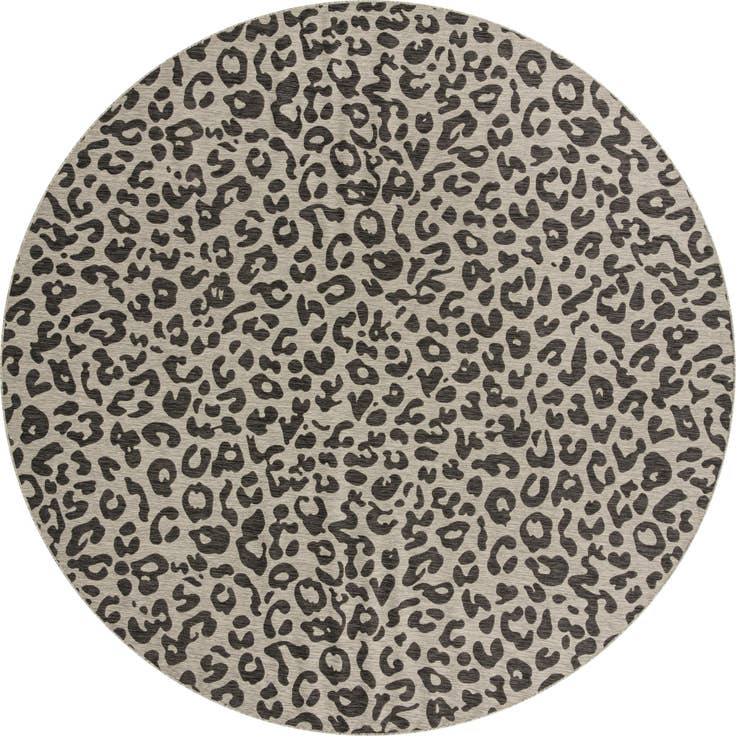 Detail image of 12' x 12' Easy-Clean Safari Indoor / Outdoor Round Rug
