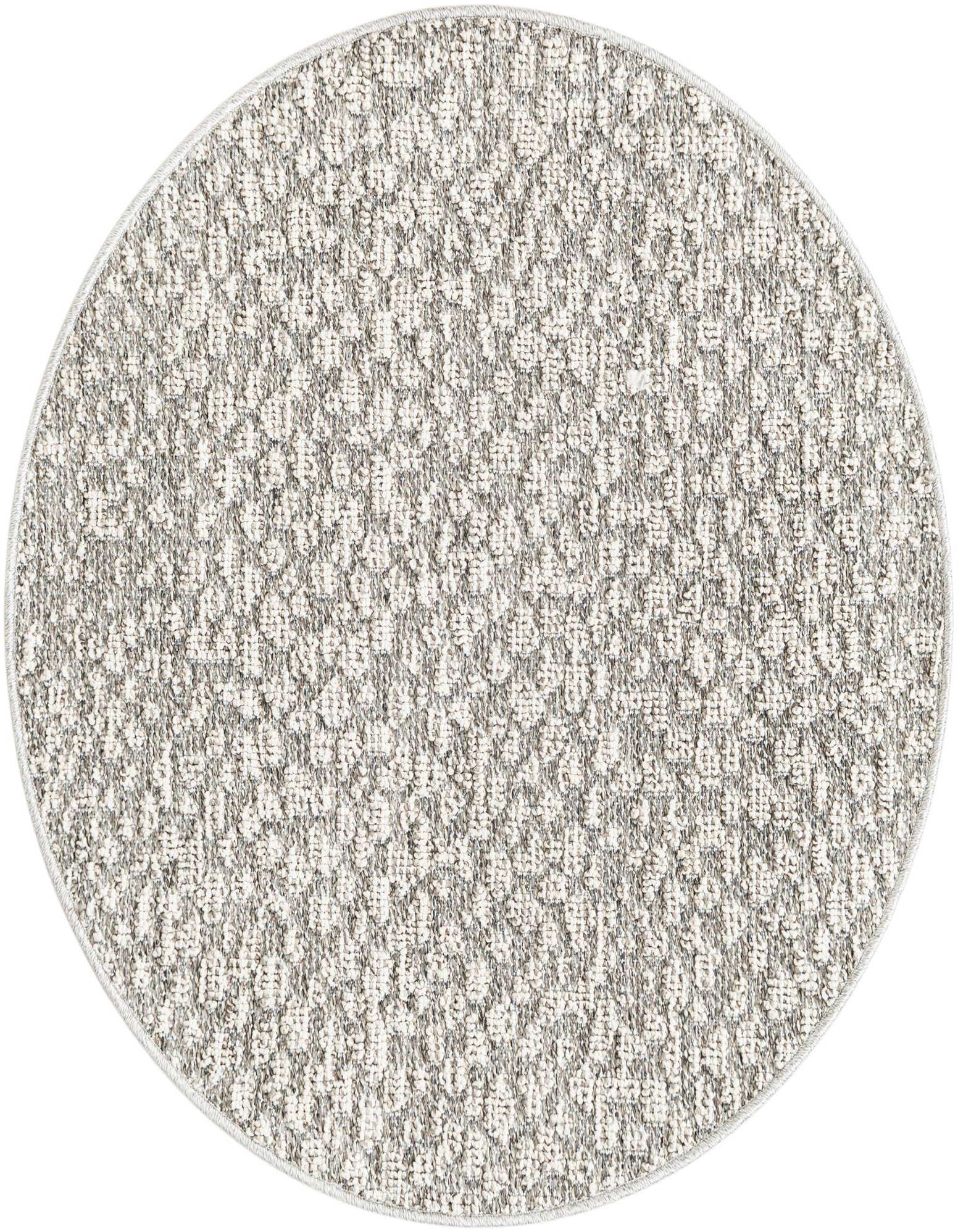 3' 1 x 3' 1 Easy-Clean Safari Indoor / Outdoor Round Rug