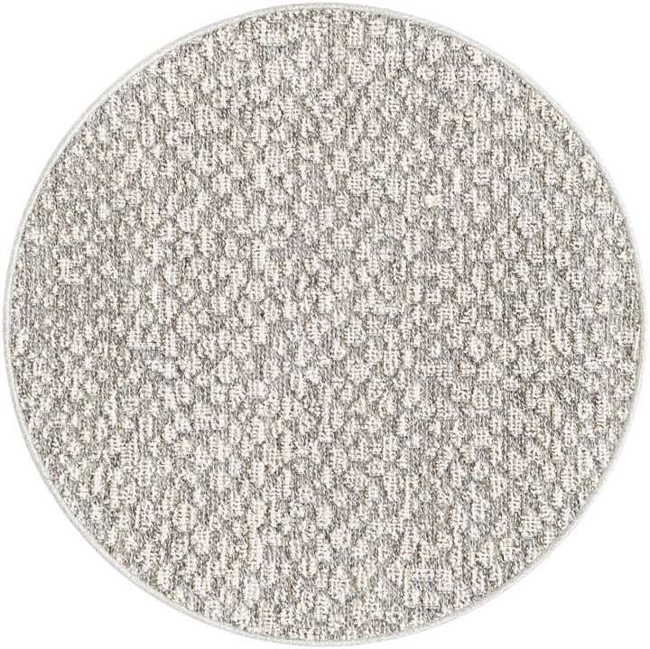 3' 1 x 3' 1 Easy-Clean Safari Indoor / Outdoor Round Rug