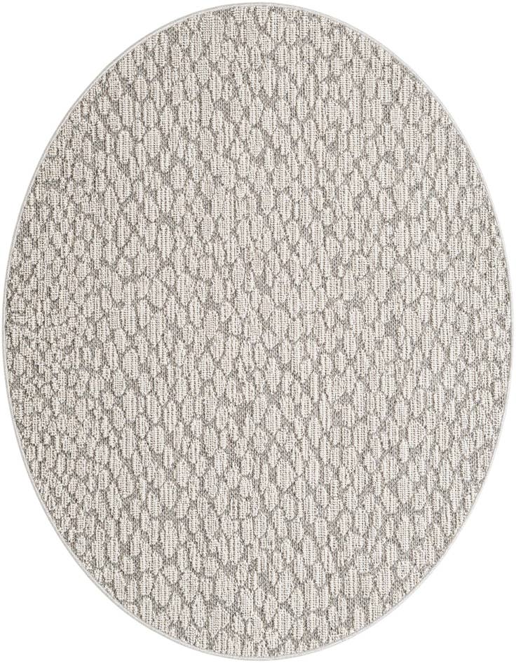Detail image of 5' 3 x 5' 3 Easy-Clean Safari Indoor / Outdoor Round Rug