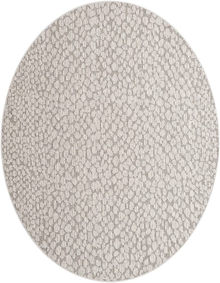 Detail image of 7' 10 x 7' 10 Easy-Clean Safari Indoor / Outdoor Round Rug