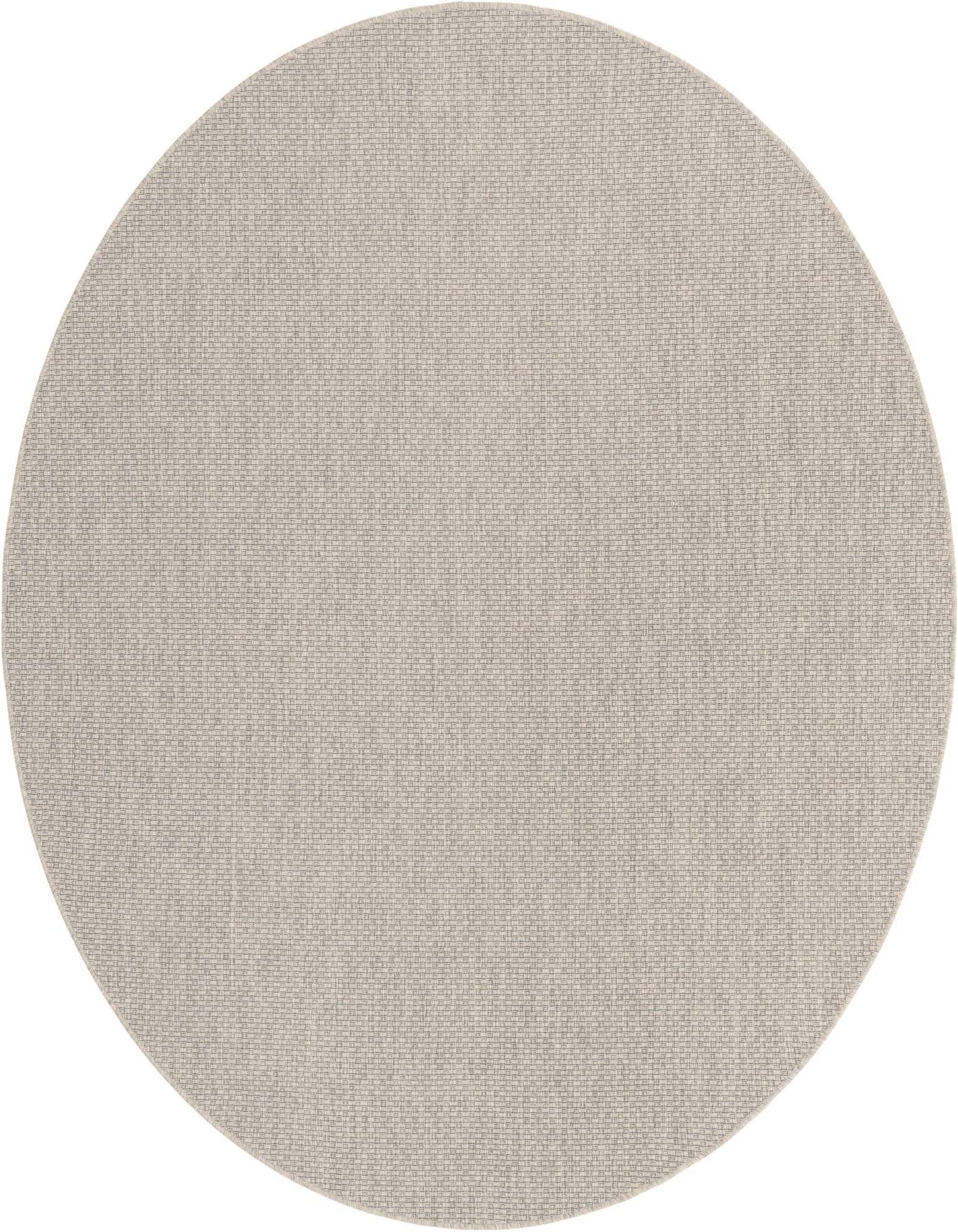 7' 10 x 7' 10 Easy-Clean Solid Indoor / Outdoor Round Rug