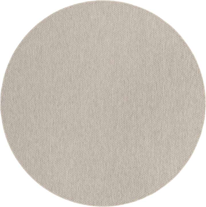 7' 10 x 7' 10 Easy-Clean Solid Indoor / Outdoor Round Rug