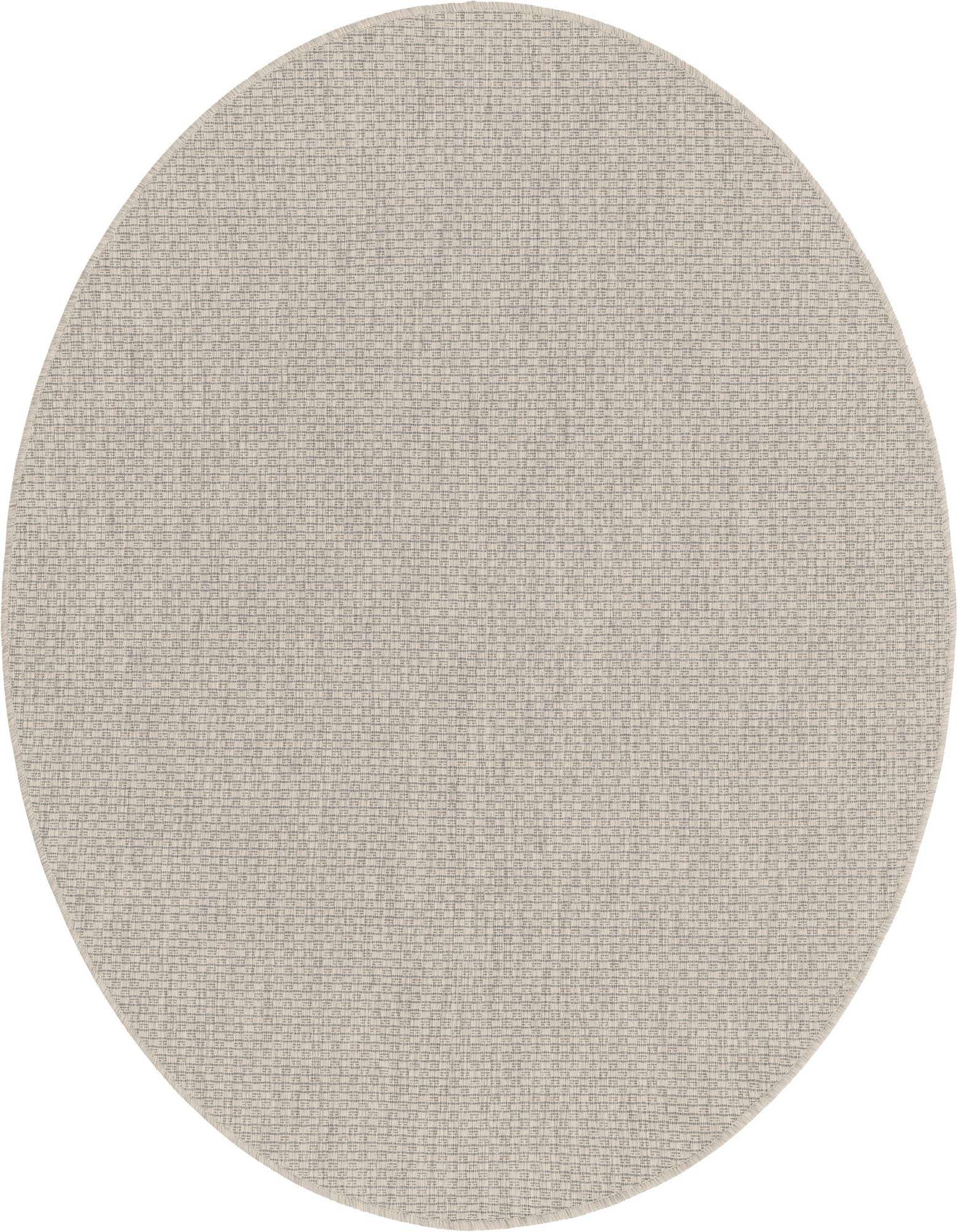 5' 3 x 5' 3 Easy-Clean Solid Indoor / Outdoor Round Rug
