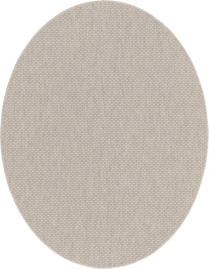 Detail image of 5' 3 x 5' 3 Easy-Clean Solid Indoor / Outdoor Round Rug