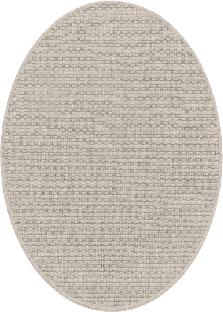 3' x 3' Easy-Clean Solid Indoor / Outdoor Round Rug